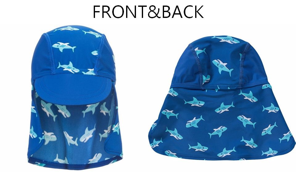 德國Playshoes - 抗UV防曬水陸兩用遮頸帽-草莓