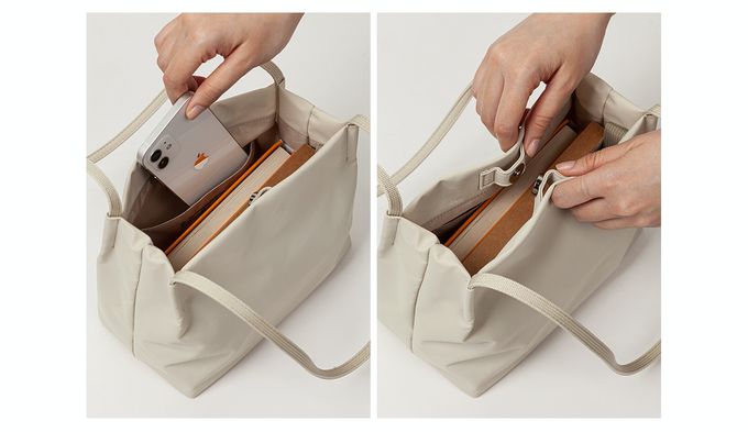 韓國 ithinkso - BREEZE方形輕量肩背/手提包-檸檬綠 (22X19X12CM)