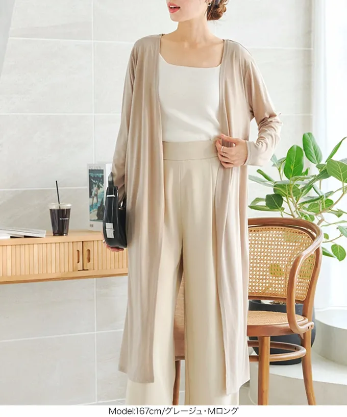 日本 Kobe Lettuce - 接觸冷感 抗UV薄款防曬開襟外套-薄荷綠