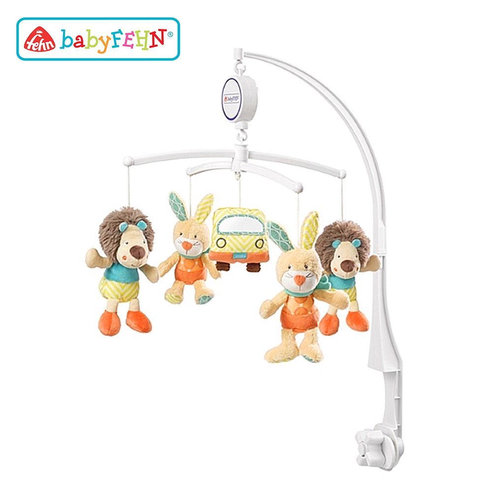 baby FEHN 芬恩 - 沉睡森林月亮動物布偶音樂鈴