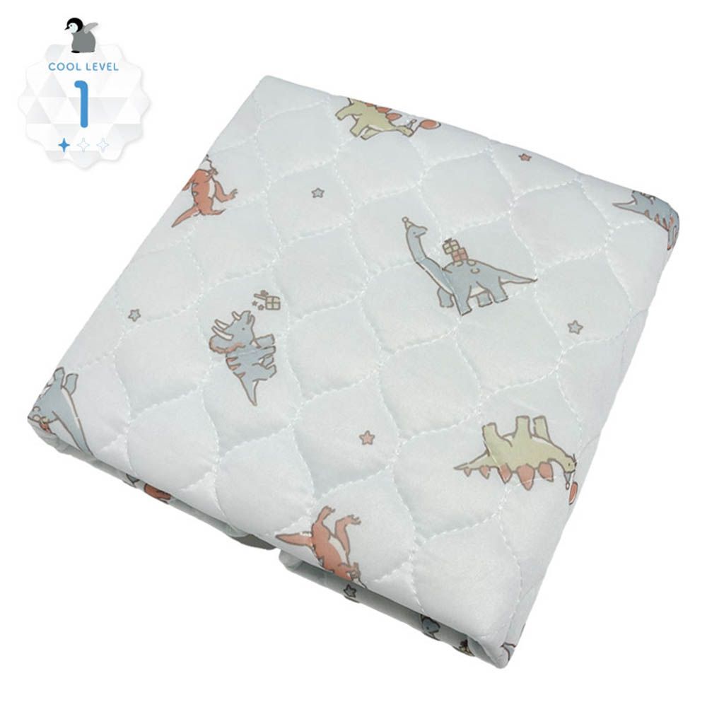 涼感保潔墊-恐龍 標準尺寸-淺藍色 (70×120cm)