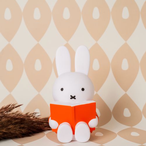 Miffy-MIFFY米菲兔商店 - Miffy 米菲兔閱讀公仔存錢筒-中號-紅色