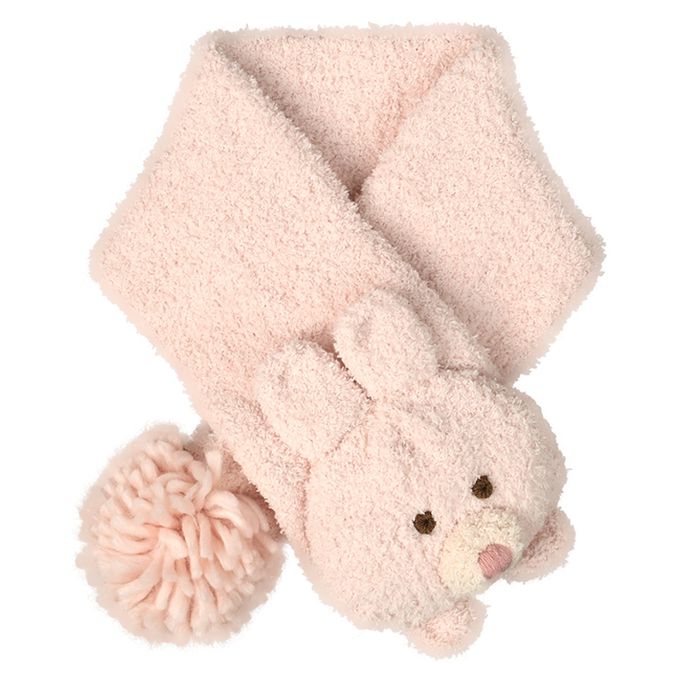 akachan honpo - 圍巾 毛茸茸-動物-粉紅色