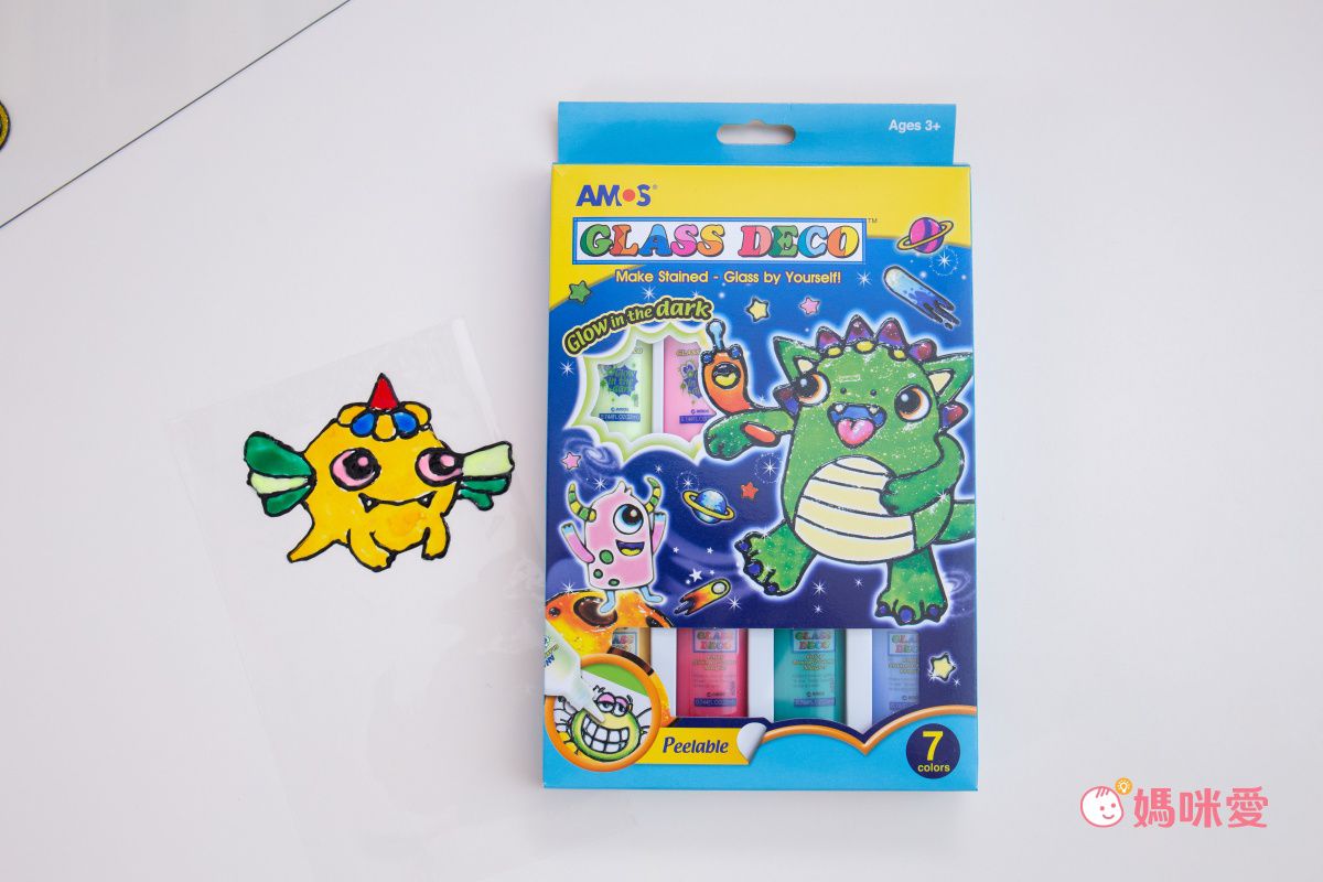 【韓國AMOS】玻璃彩繪膠DIY，零技巧完成夢幻作品