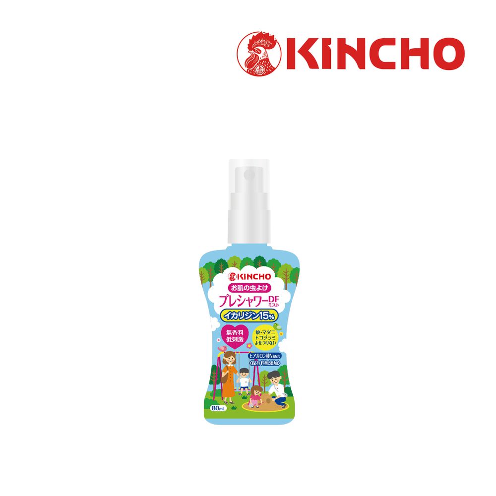 【日本金鳥】派卡瑞丁防蚊自寶防蚊液-親子插畫款80ml