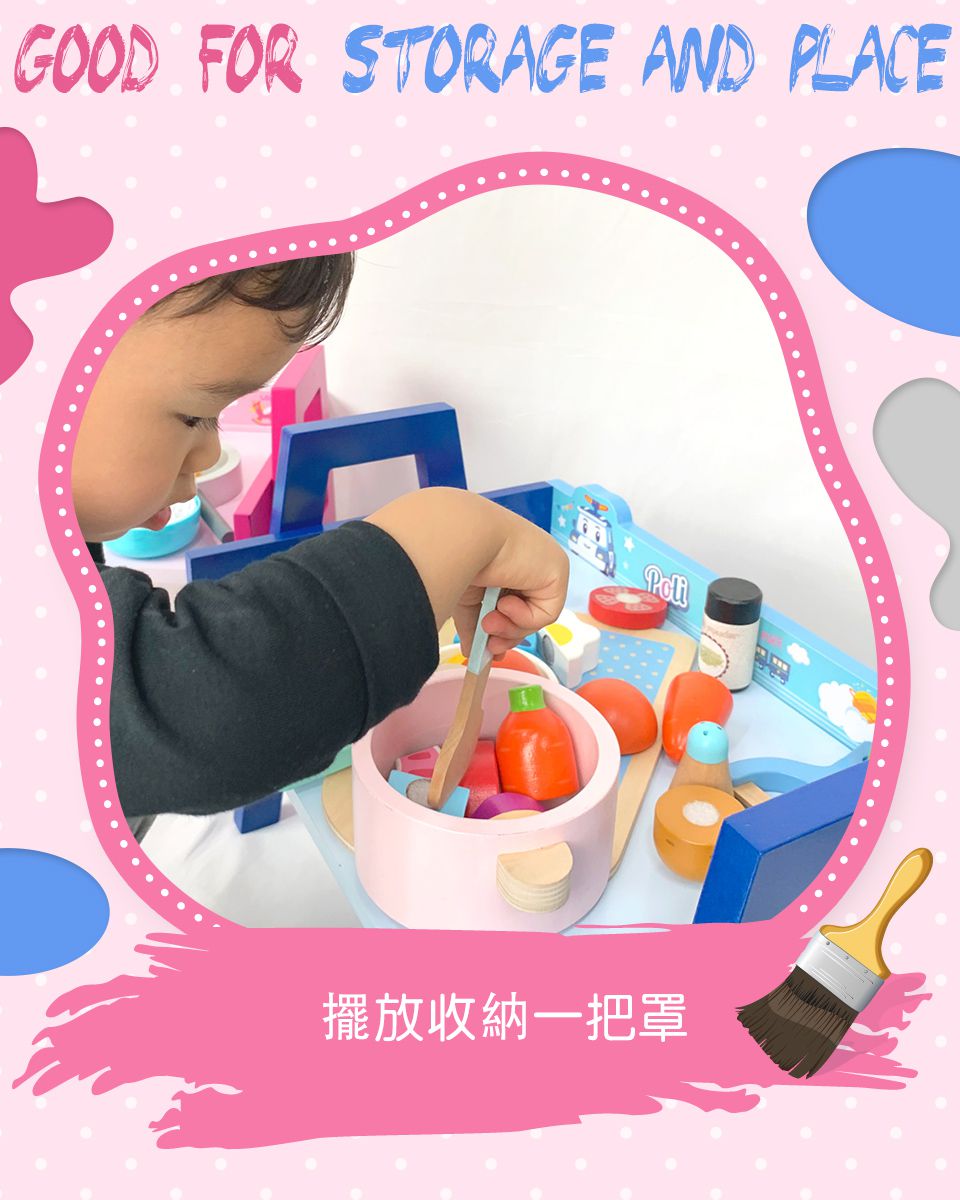 Kikimmy - 救援小英雄木製疊疊架(2入/組)-4.6kg