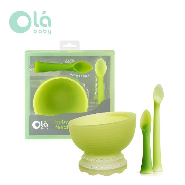 美國 Olababy - 小幼苗副食品餐具禮盒