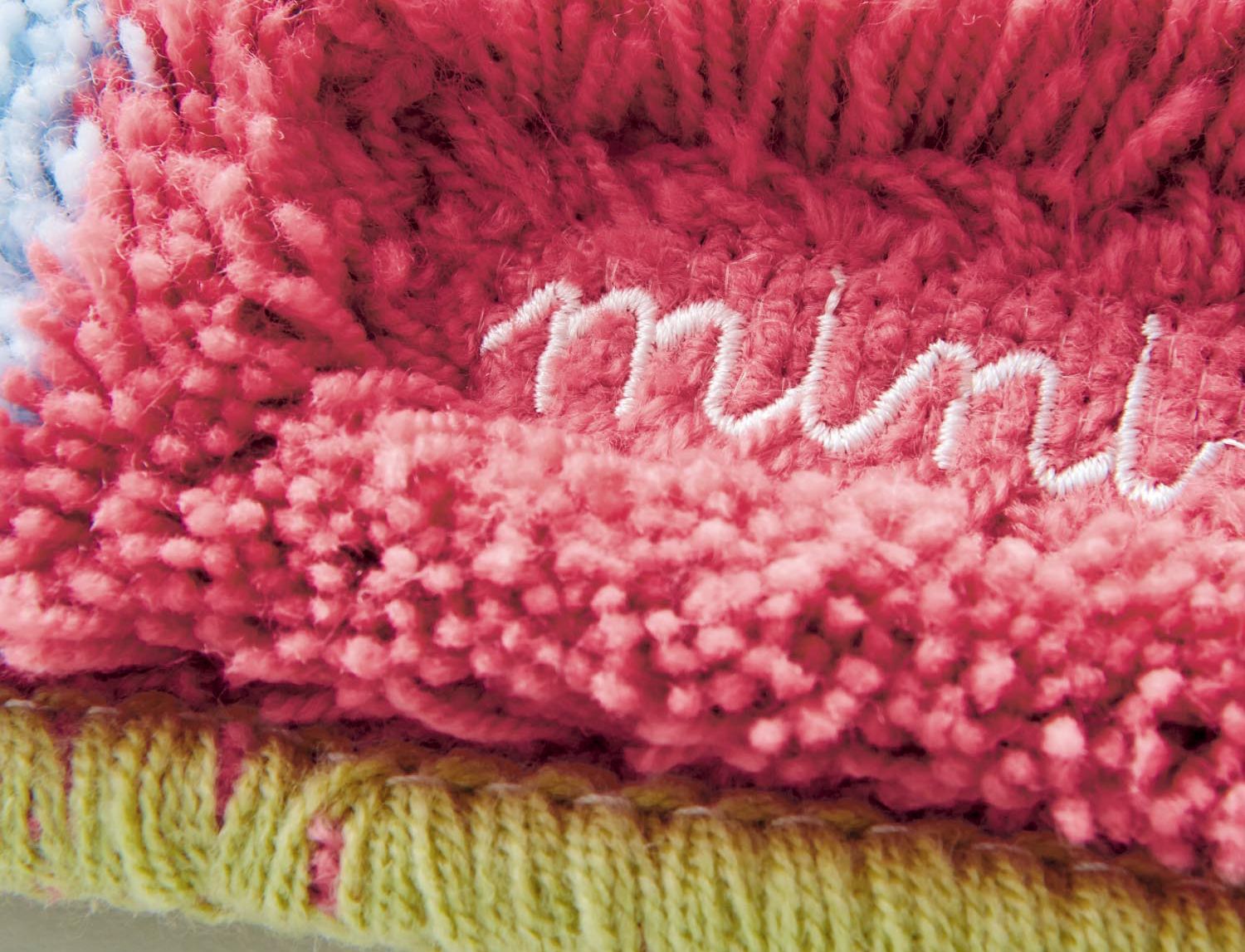 日本千趣會 - mini labo 去泥污腳踏墊-法蘭西花朵-藍綠