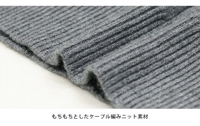 日本 BLUE EAST - 亮麗蝴蝶結緞帶袖麻花針織上衣-海軍藍