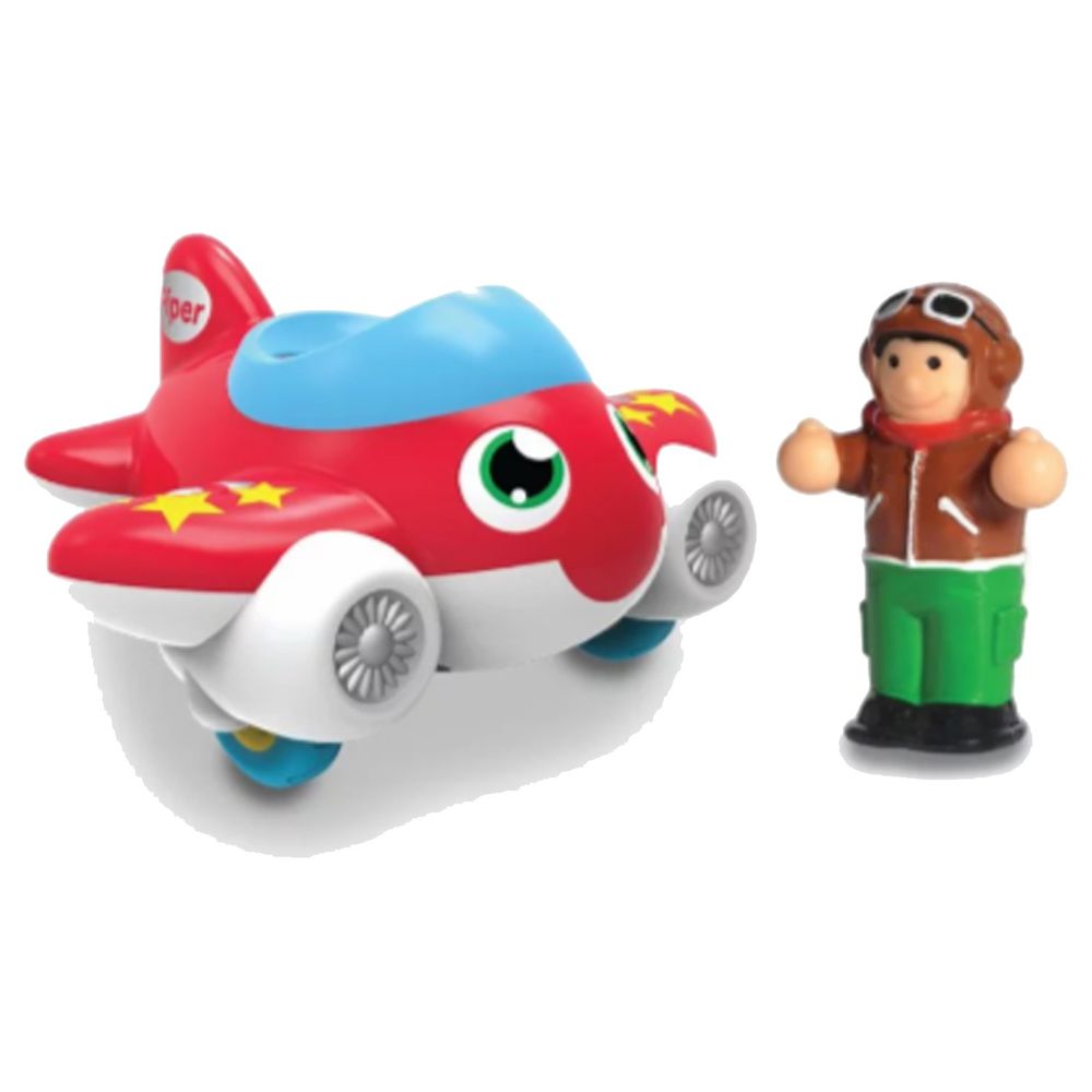 英國驚奇玩具 WOW Toys - 驚奇隨身迷你車-派柏-噴射飛機