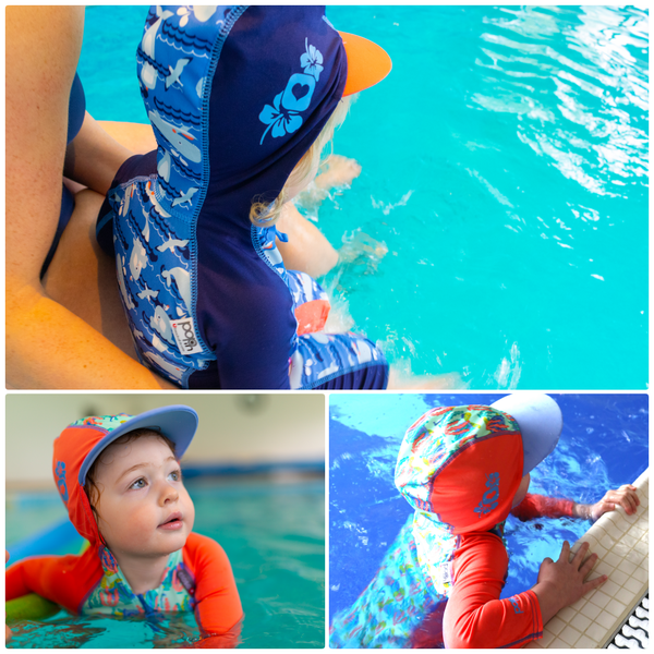 英國 Close - Pop-in嬰兒抗UV連帽海灘裝-鯨魚