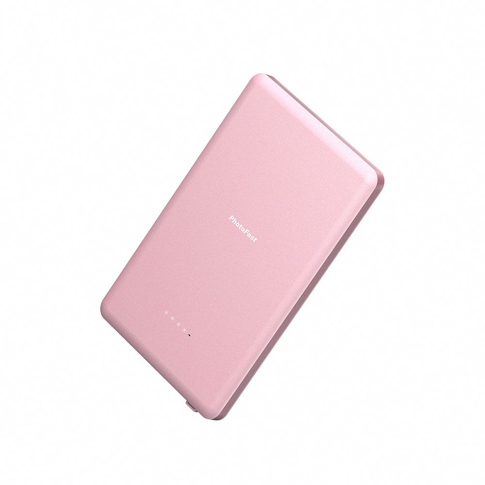 Mag Slim超薄磁吸無線行動電源 5000mAh-玫瑰金
