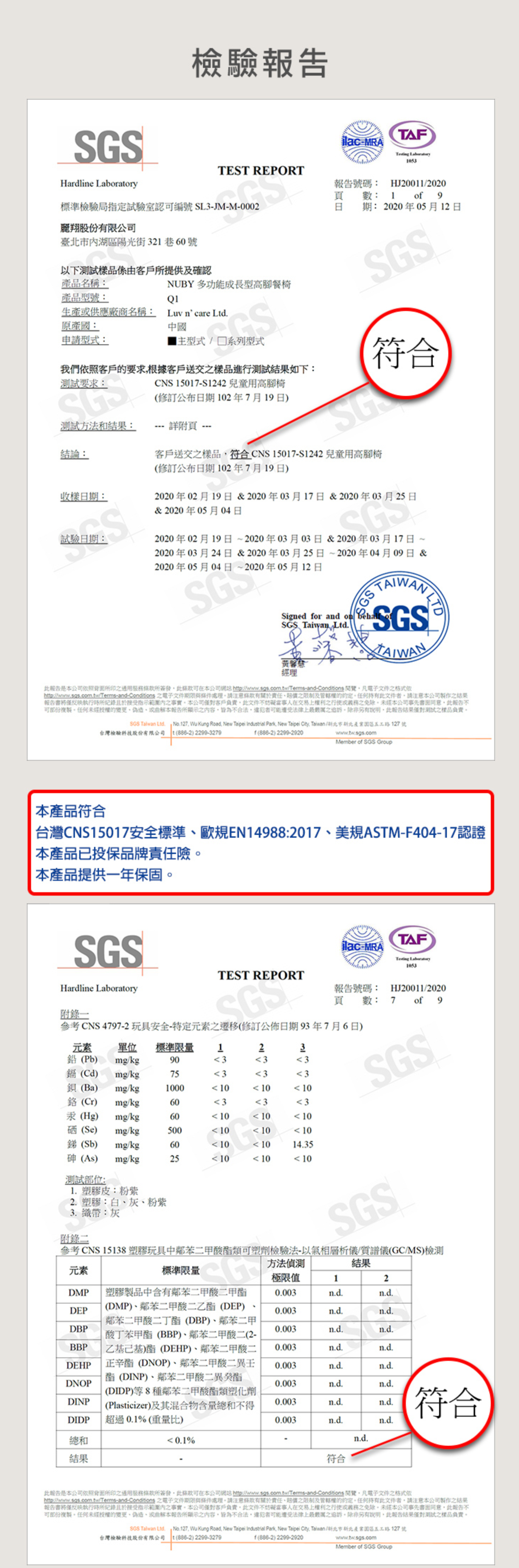 Nuby - 多功能成長型高腳餐椅-蒙布朗