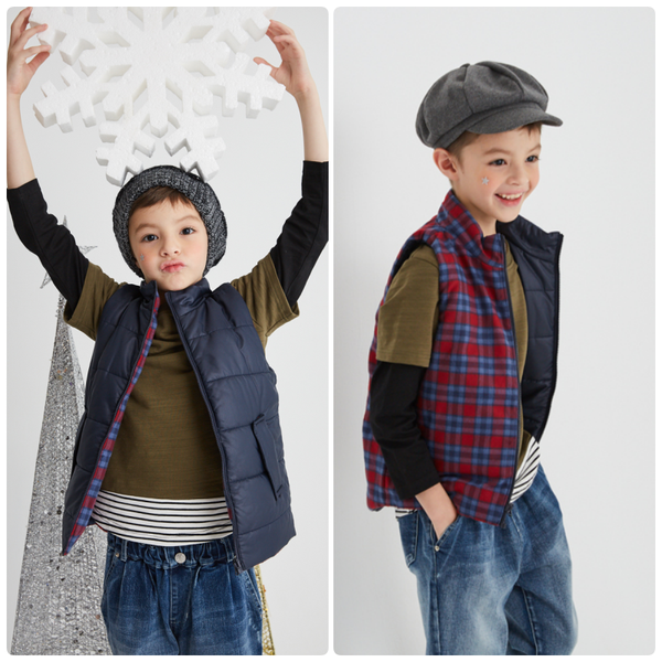 【麗嬰房Little moni 3M科技羽絨外套/背心】下雨沒帶傘也不怕～