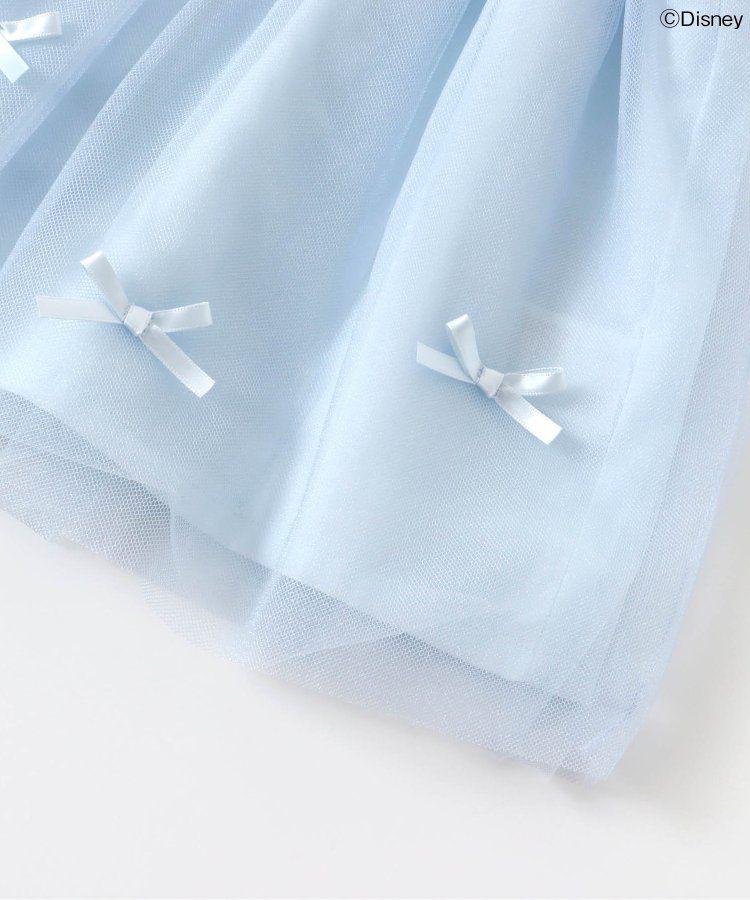 日本 apres les cours - 迪士尼 公主蕾絲拼接澎裙洋裝-小美人魚-粉x嫩綠