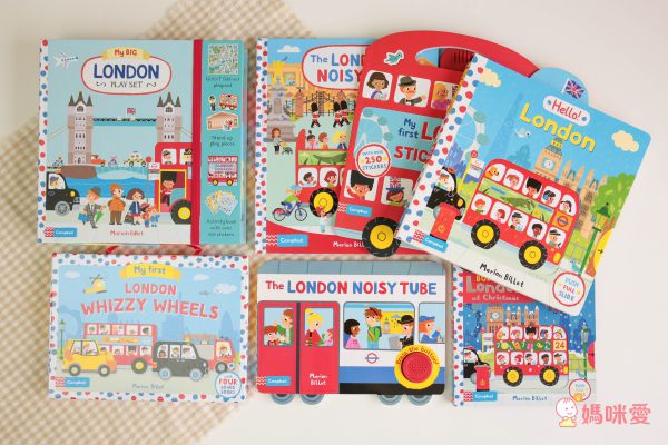 英國 Campbell 認識倫敦系列操作書♚Amazon五星評價☛增進孩子國際觀的最佳童書！
