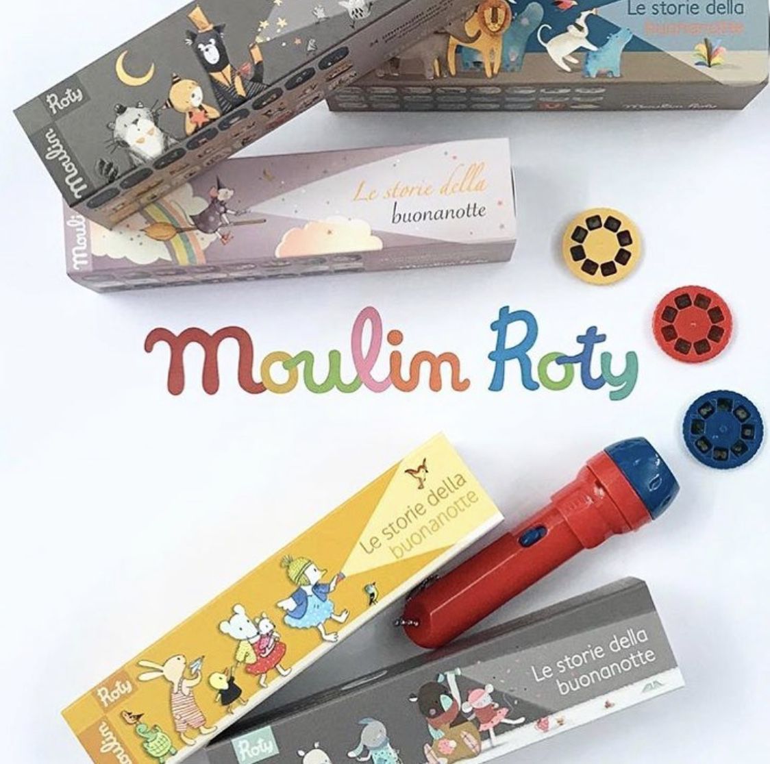 Moulin Roty - 故事手電筒-兔子日常