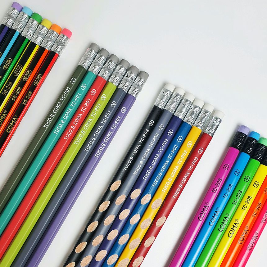 韓國 TUCO.B - COMA三角鉛筆HB-12入