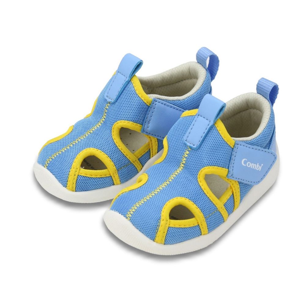 日本 Combi - 幼兒機能涼鞋-城市飛行-快意藍 (12.5cm)
