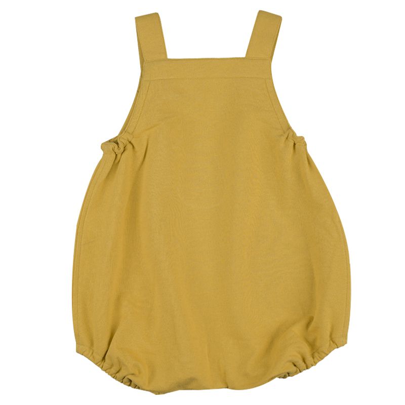 akachan honpo - 吊帶褲-動物-淺卡其色