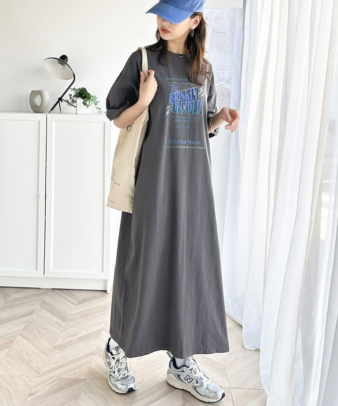 日本 Classical Elf - 美式古著印花純棉短袖洋裝-老鷹國旗