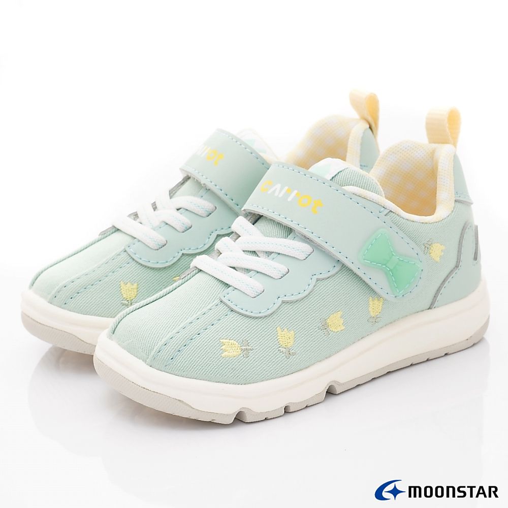 Moonstar日本月星 - 赤子心系列機能童鞋-CRC23327綠(中小童段)-機能運動鞋-綠