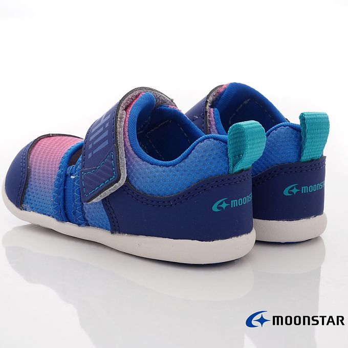 Moonstar日本月星 - 寶寶休閒機能學步鞋-MSB1335藍(寶寶段)-學步鞋-藍