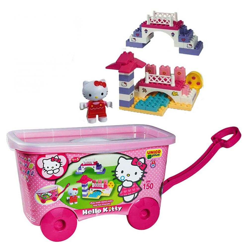 Unico - Hello Kitty-積木拖車組