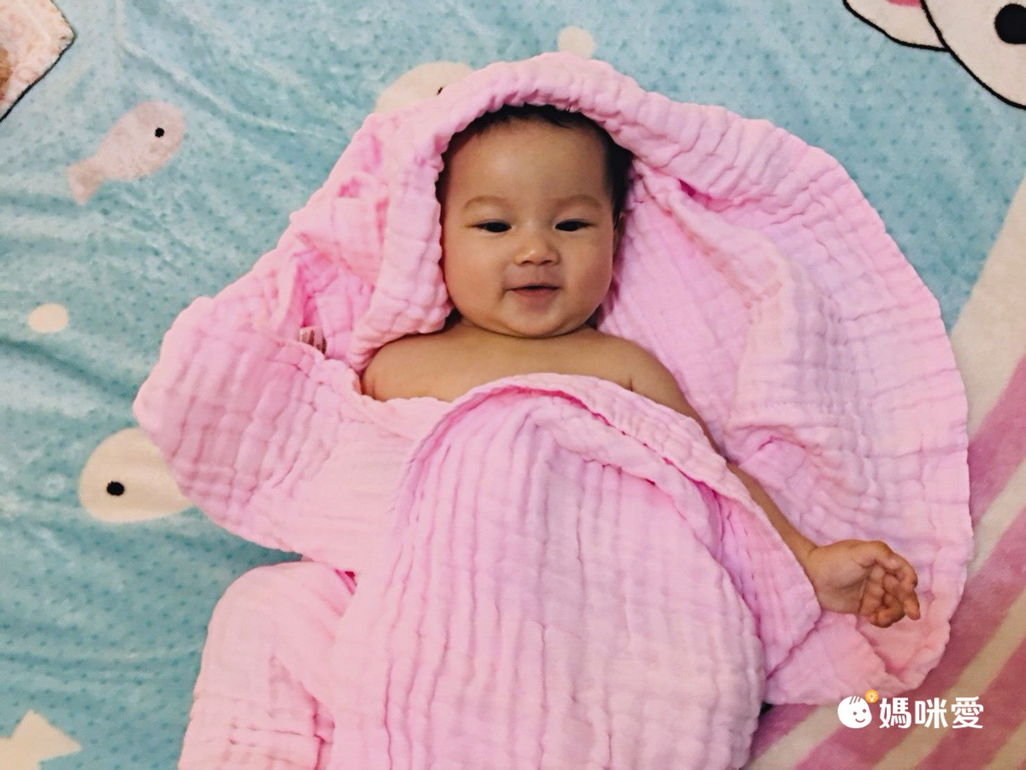 7折起【英國 JustGreen】澎澎紗布浴巾、小方巾，越洗越柔軟！