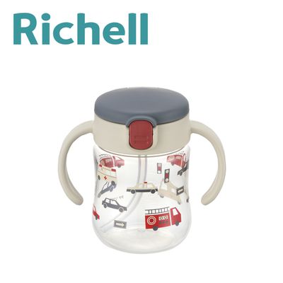 日本 Richell 利其爾 - TLI海格力_吸管水杯200ML