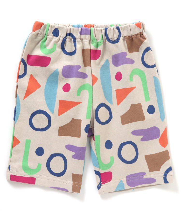 日本 BREEZE - 熱銷！百搭休閒印花短褲-乳牛紋-黑白