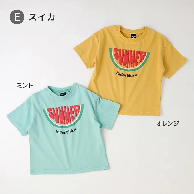 日本 ZOOLAND - 立體活潑印花短袖上衣-閃耀亮片汽水-水藍