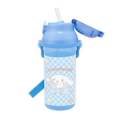 日本 SKATER - 吸管銀離子水壺(480ml)-大耳狗Ribbon-480ml
