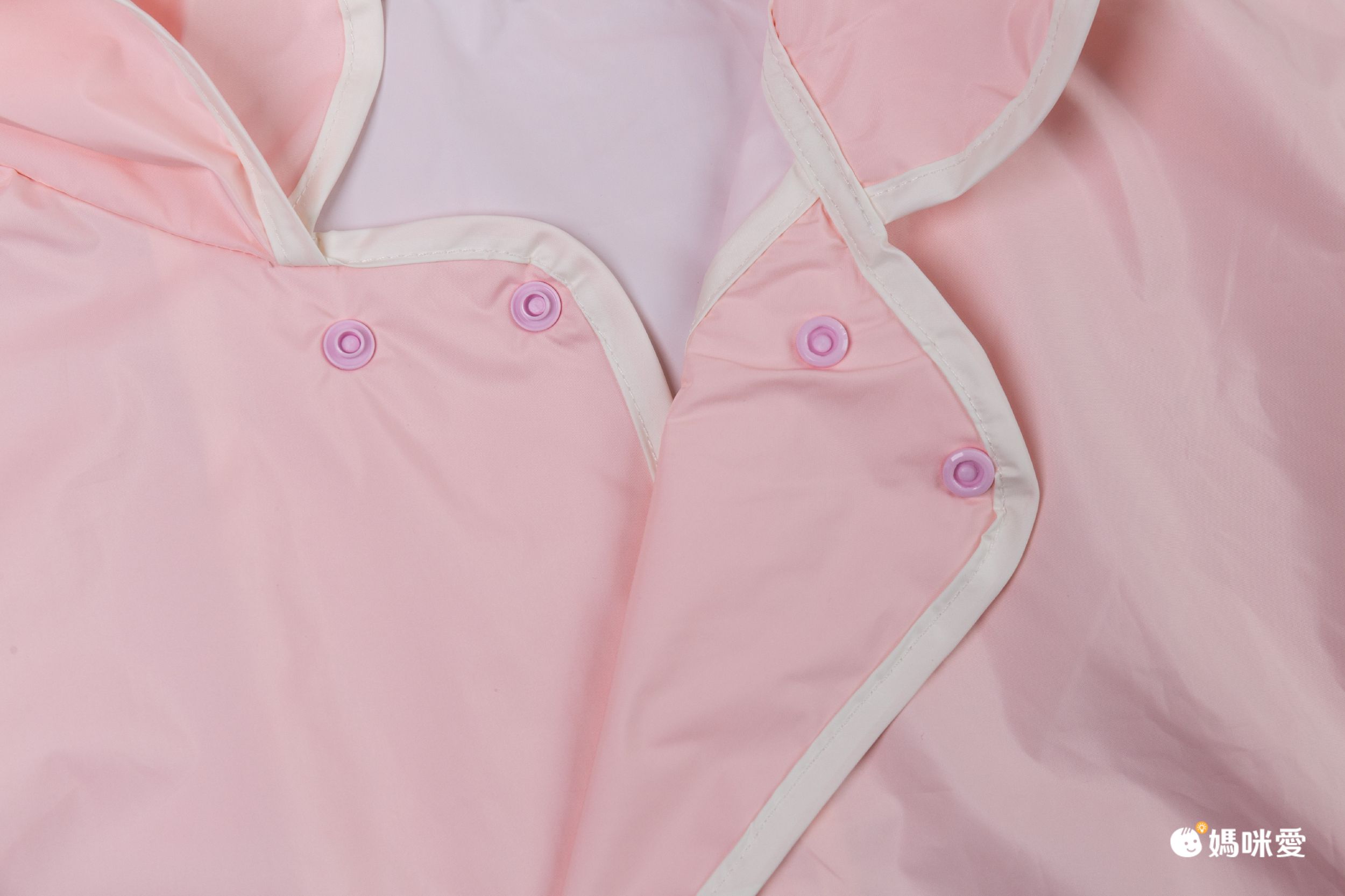 韓國 OZKIZ - 馬卡龍色兒童防風斗篷雨衣(可收納)-湖水綠