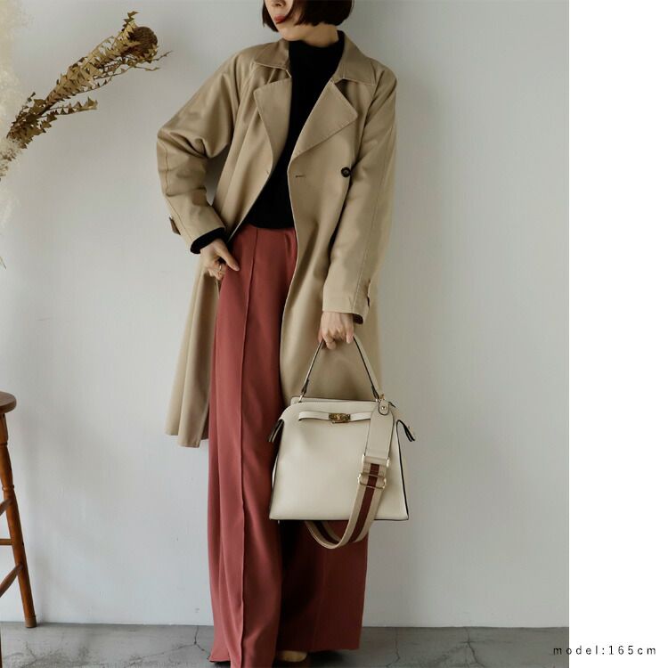 日本代購 - 時尚寬帶金釦2WAY肩背/手提包-復古藍 (M(約26x30cm))