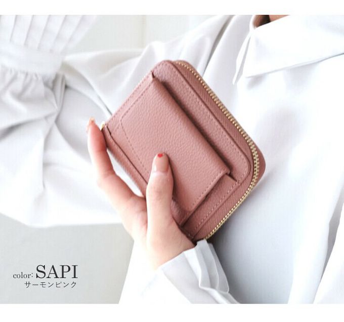 日本 LIZDAYS - 頂級牛皮多卡夾收納短夾/錢包-深棕 (11x9x4cm)