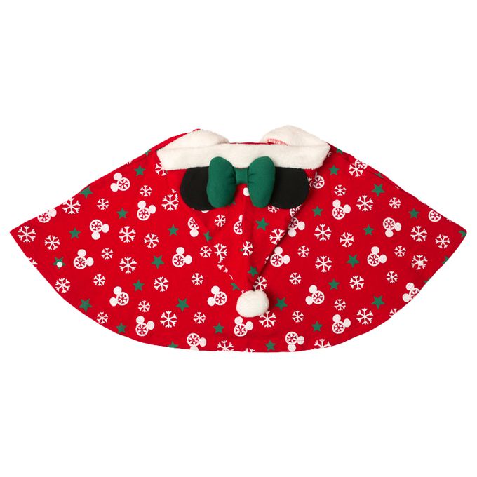 akachan honpo - 米妮滿版圖案斗篷-紅色