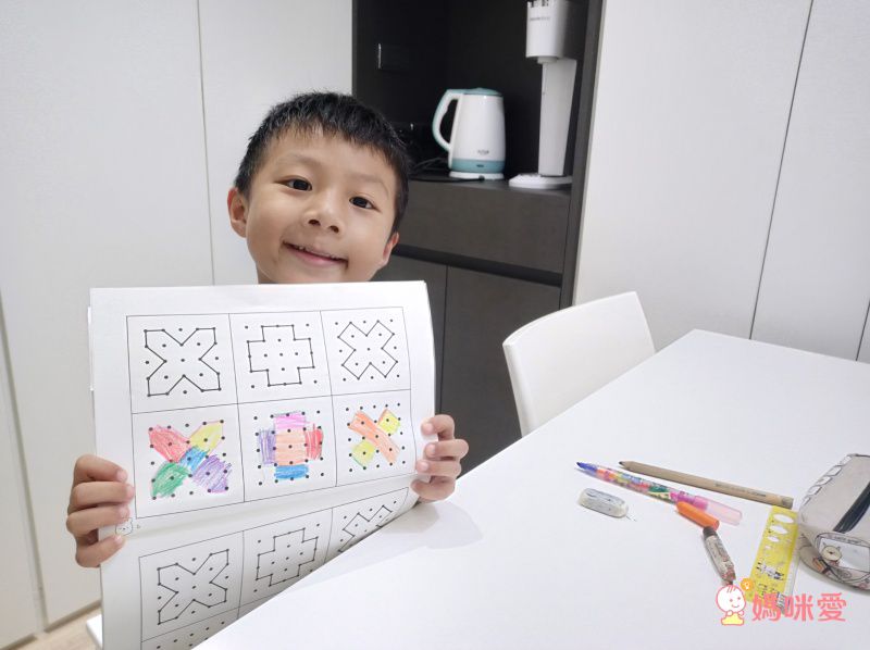 眼腦手協調 點連點圖形練習5x5-1日5分訓練反應力