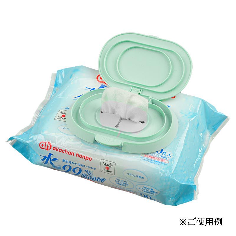 akachan honpo - FUTAP按壓式濕紙巾蓋Plus-藍色