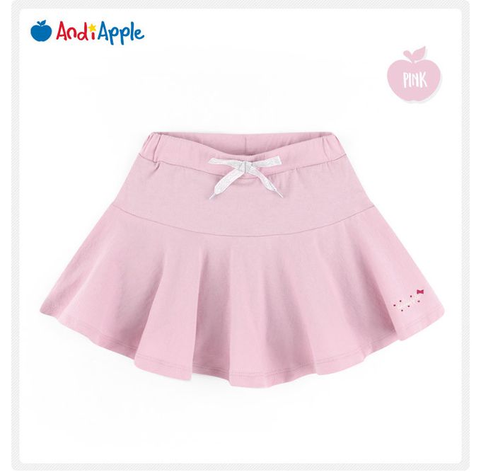 韓國 AndiApple - 休閒渡假風飄逸褲裙套裝-靛藍