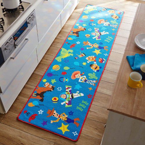 日本千趣會 - 迪士尼 長條型腳踏墊(廚房/臥室)-玩具總動員