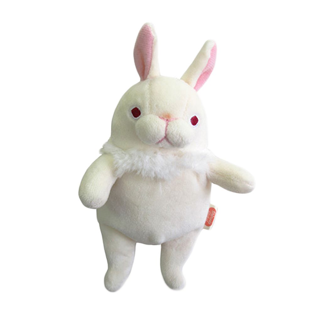 Mochi Series｜末班茫茫大叔-迷你豎耳兔吊飾（白色）