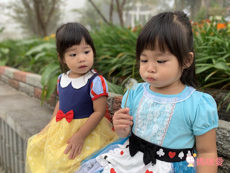 短袖造型公主裙-粉紫海洋-萬聖節裝扮(直播專屬)