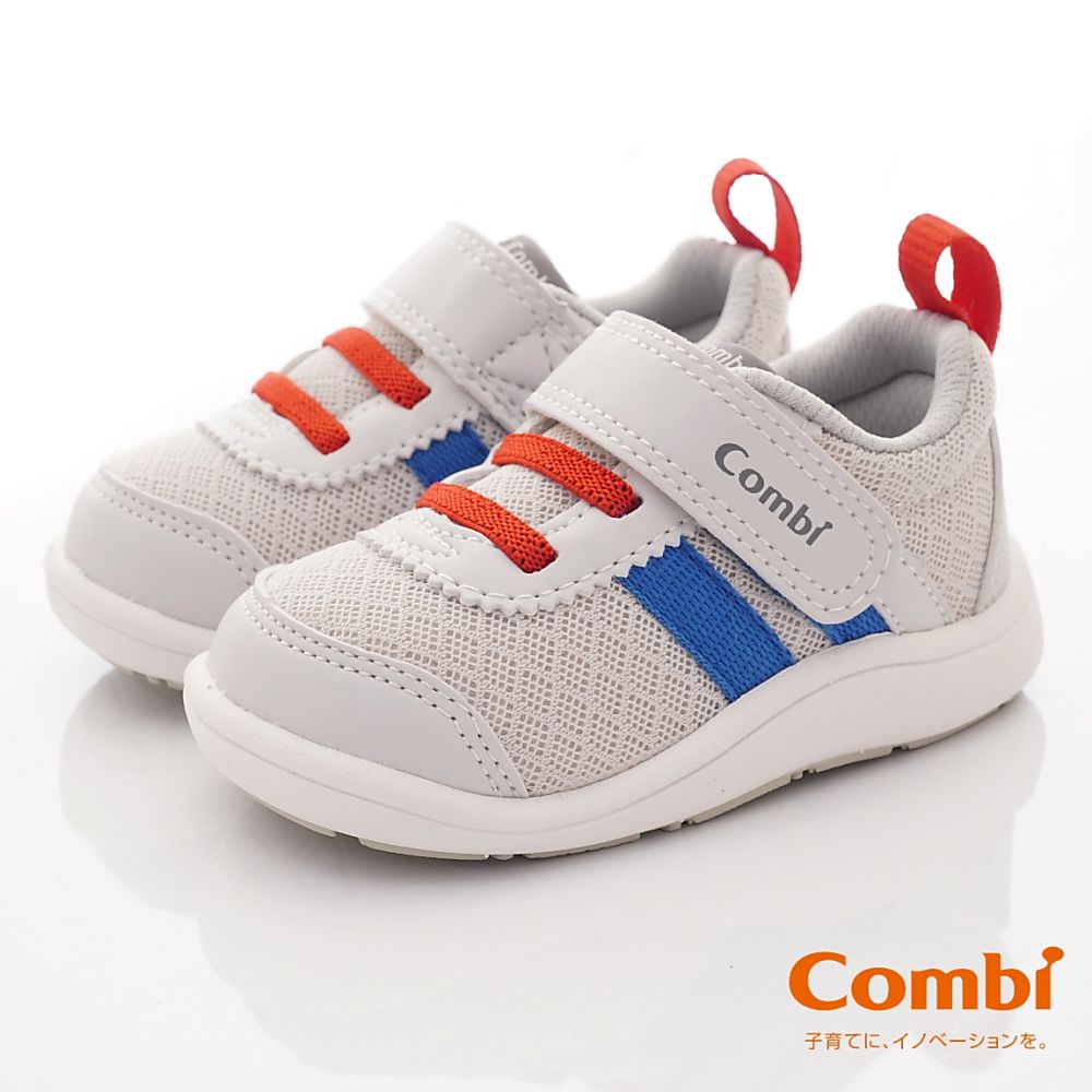 日本 Combi - COMBI醫學級NICEWALK兒童成長機能鞋(寶寶段)-休閒鞋-灰