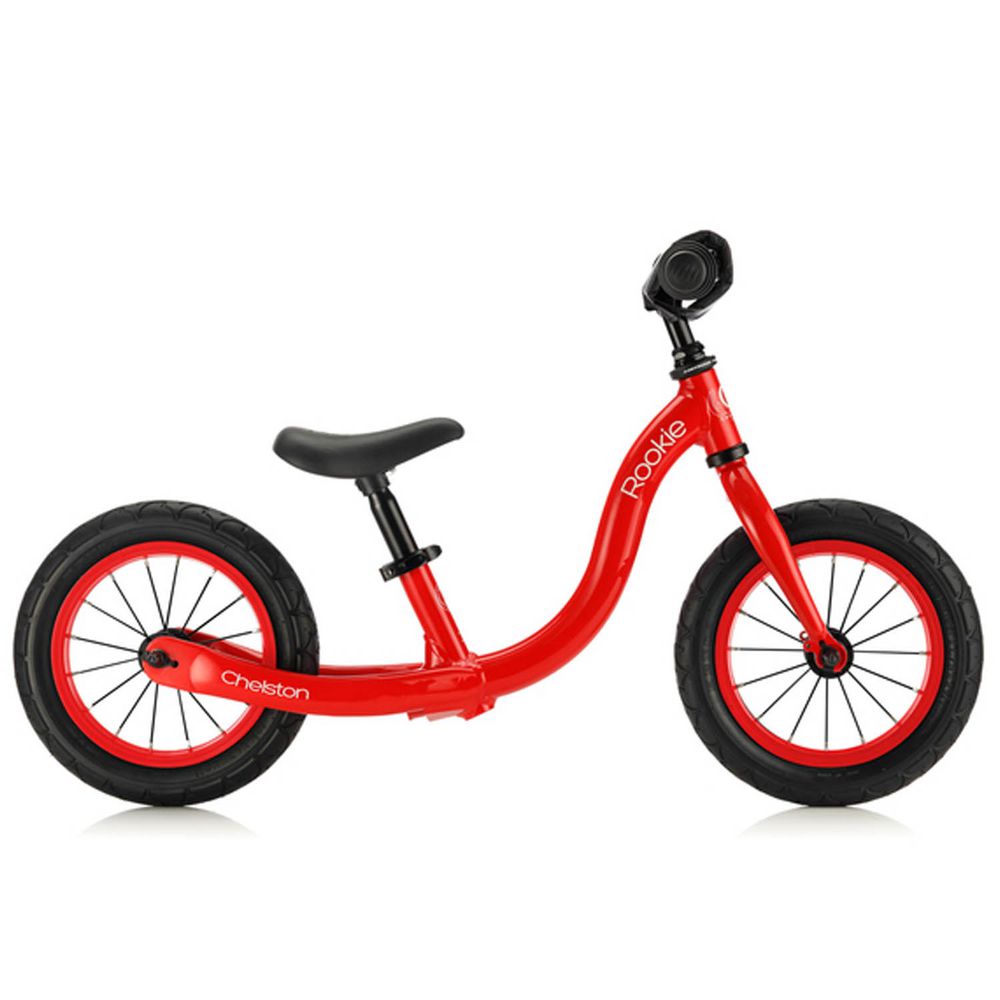 Chelston bikes - Rookie 平衡滑步車-經典紅-平衡滑步車 x 1 , 3 歲以下專用ABS氣嘴蓋 x 1