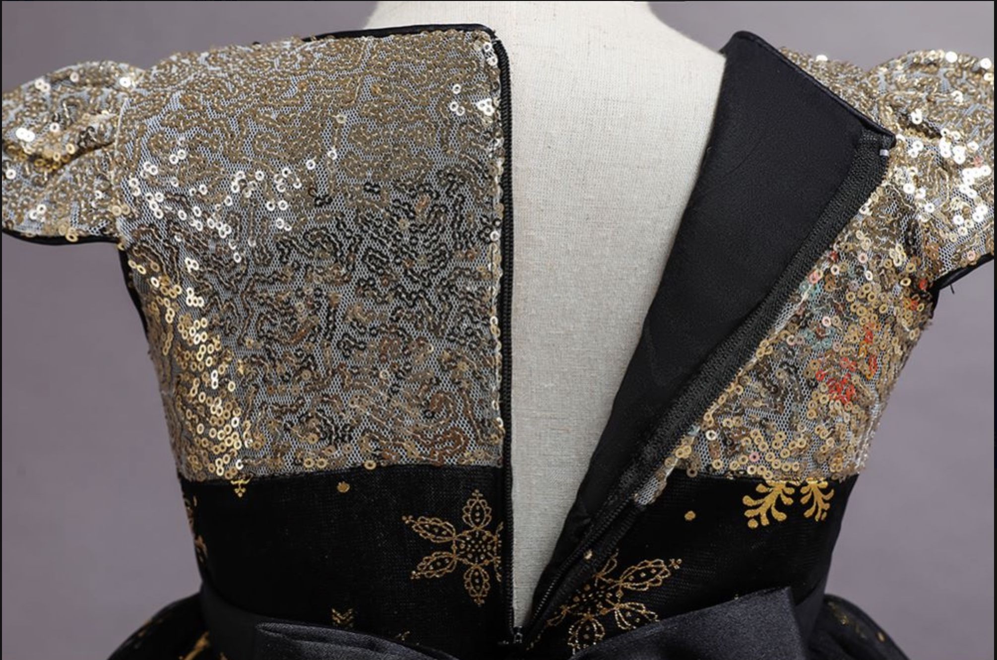 love, charlotte - 閃耀金色雪花巫婆小禮服-2 Way 穿搭-洋裝, 巫婆帽