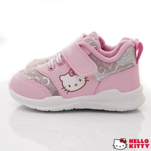 HELLO KITTY-台灣製亮粉休閒運動款-723210粉(小童段)-運動鞋-粉
