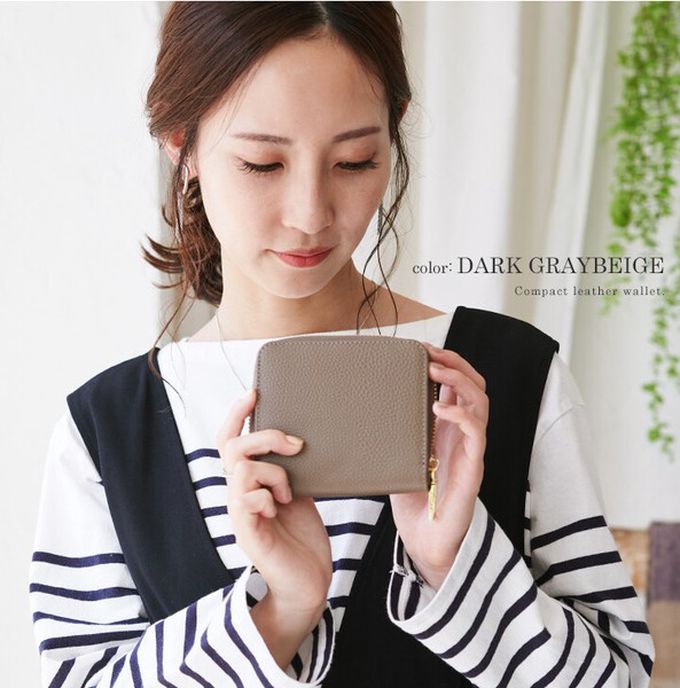 日本 LIZDAYS - 真皮16格摺疊短夾/零錢包-天空藍 (11x9.5x3.5cm)