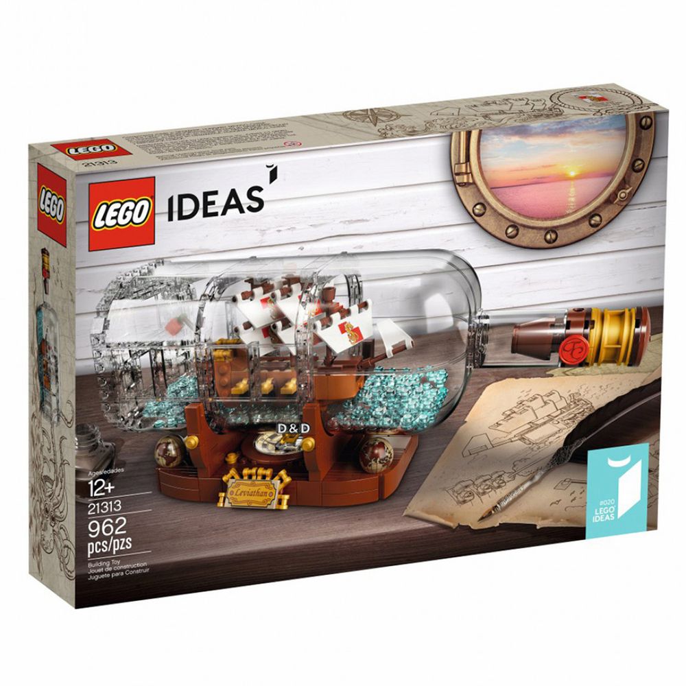 樂高 LEGO - 【新品】樂高IDEAS系列-瓶中船 21313-962pcs