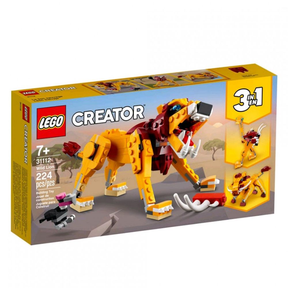 樂高 LEGO - 樂高積木 LEGO《 LT31112 》創意大師 Creator 系列 - 野獅-224pcs